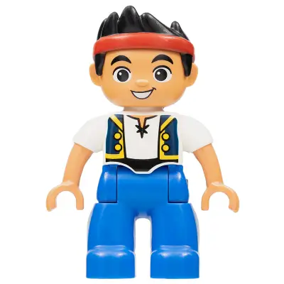  Duplo Figure Lego Ville, Never Land Pirates, Jake (6031799 / 6078563)
