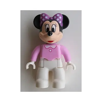  Duplo Figure Lego Ville, Minnie Mouse, Bright Pink Top (6108824 / 6206107 / 6269179)