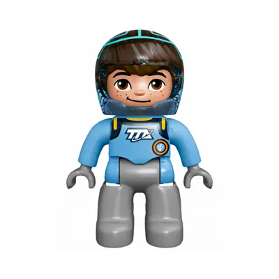  Duplo Figure Lego Ville, Miles with Helmet (6131632)