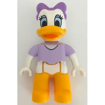  Duplo Figure Lego Ville, Daisy Duck, Medium Lavender Bow (6145759 / 6223292)