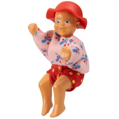  Scala Doll (Baby Thomas with Large Eyes Pattern with Clothes, Hat)
