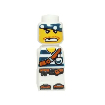  Microfigure Pirate Plank Pirate White (4585528)