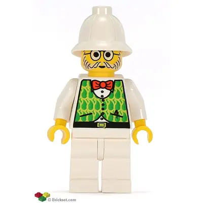  Dr. Kilroy / Dr. Charles Lightning - Green and Lime Vest, White Legs, White Pith Helmet