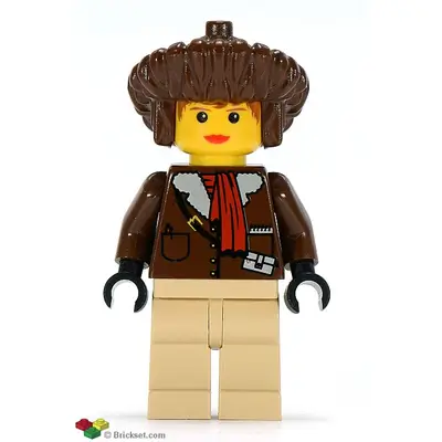  Pippin Reed / Miss Gail Storm - Brown Parka, Tan Legs, Brown Mongolian Hat