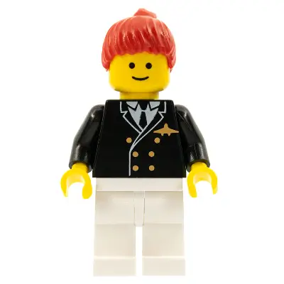  Airport - Pilot, White Legs, Red Ponytail Hair