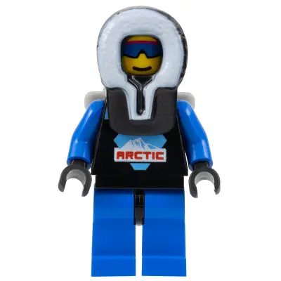  Arctic - Black, Black Hood, Backpack