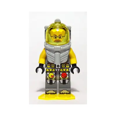  Atlantis Diver 6 - Jeff Fisher - With Yellow Flippers and Trans-Yellow Visor