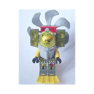  Atlantis Diver 3 - Ace Speedman - With Lights, Propeller, Yellow Flippers and Trans-Yellow Visor