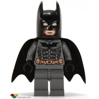  Batman - Dark Bluish Gray Suit, Black Mask