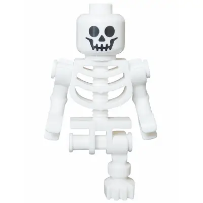  Skeleton - Standard Skull, Bent Arms Horizontal Grip, Single Leg