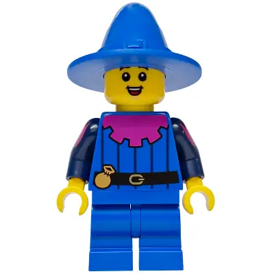  Mushroom Village - Male, Blue Mantle, Medium Legs and Hat