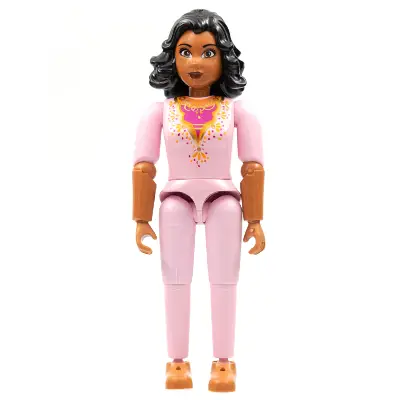  Belville Female, Adult Woman (Safran) - Pink Pants, Pink Top with Dark Pink Inset Pattern, Black Hair (4183895)