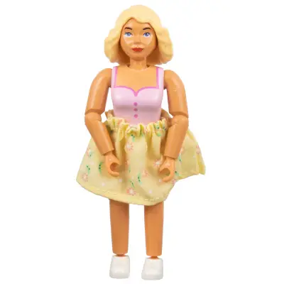  Belville Female - Pink Swimsuit, Light Yellow Hair, Skirt