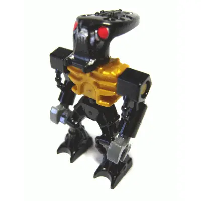  Bionicle Mini - Barraki Mantax (Pearl Gold Torso)