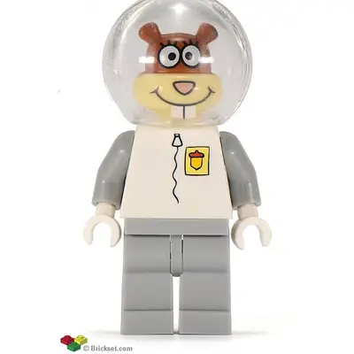  Sandy Cheeks - Light Bluish Gray Legs