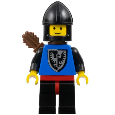  Black Falcon - Black Legs with Red Hips, Black Chin-Guard, Quiver