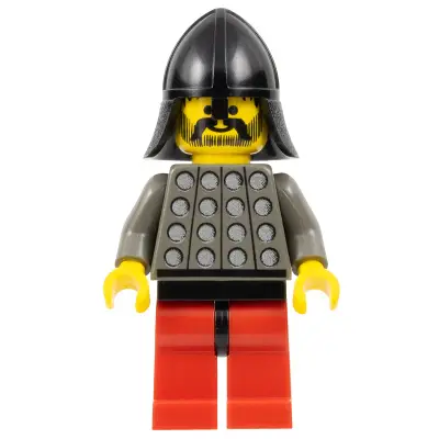  Fright Knights - Knight 3, Red Legs with Black Hips, Black Neck-Protector