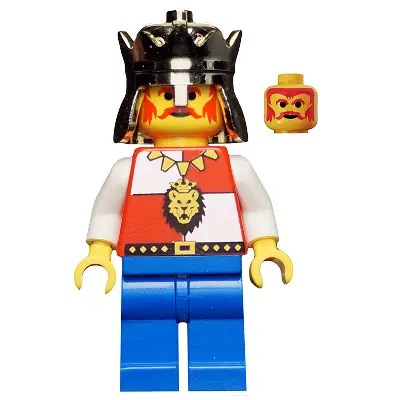  Royal Knights - King, with Blue Legs without Cape and Plume