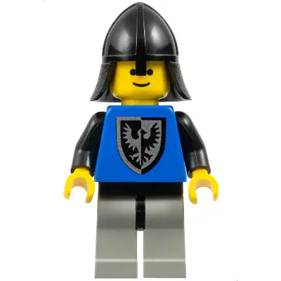  Black Falcon - Light Gray Legs with Black Hips, Black Neck-Protector