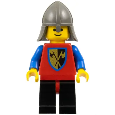  Crusader Axe - Black Legs with Red Hips, Dark Gray Neck-Protector