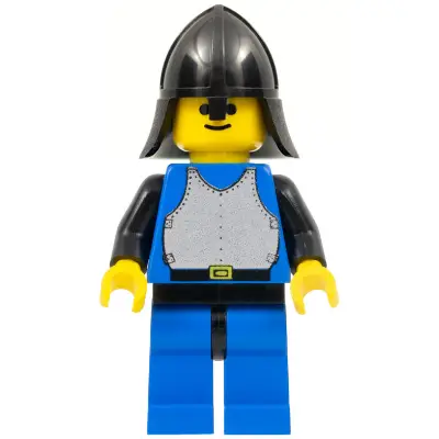  Breastplate - Blue with Black Arms, Blue Legs with Black Hips, Black Neck-Protector