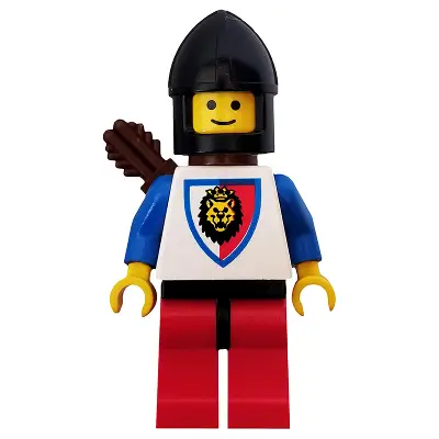  Royal Knights - Knight 1, Black Chin-Guard, with Quiver