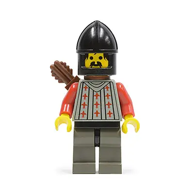  Fright Knights - Knight 2, Black Chin-Guard, Quiver