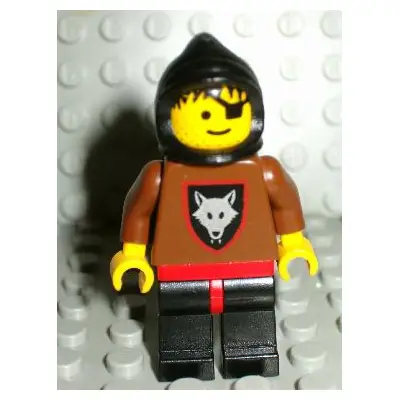  Wolfpack - Eye Patch, Brown Arms and Black Legs, Black Hood, no Cape