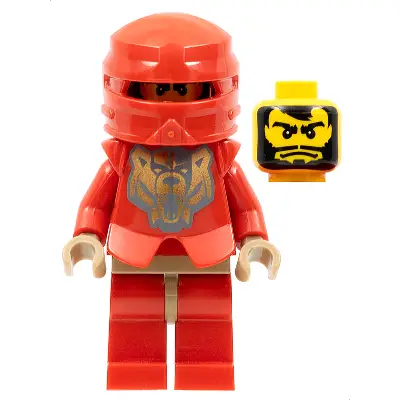  Knights Kingdom II - Santis with Gold Pattern Armor, Dark Tan Hands