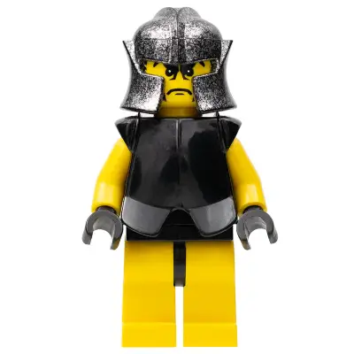  Knights Kingdom II - Rogue Knight 4 (Yellow Legs, Black Breastplate, Speckle Cheek Protector Helmet)