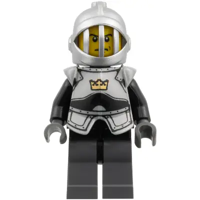  Fantasy Era - Crown Knight Plain with Breastplate, Grille Helmet, Scowl