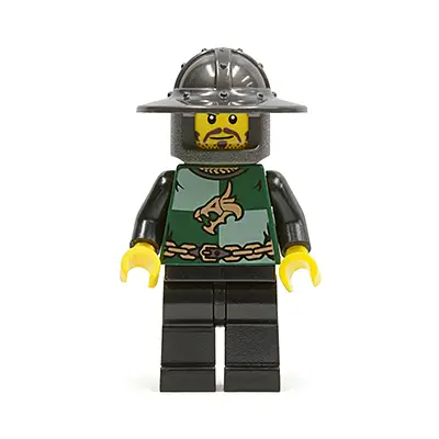  Kingdoms - Dragon Knight Quarters, Helmet with Broad Brim, Moustache and Stubble
