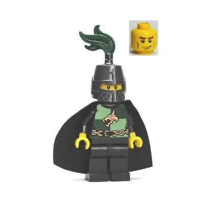  Kingdoms - Dragon Knight Quarters, Helmet Closed, Cape, Vertical Cheek Lines