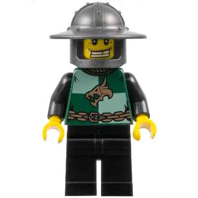  Kingdoms - Dragon Knight Quarters, Helmet with Broad Brim, Gold Tooth