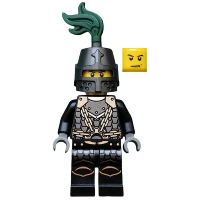  Kingdoms - Dragon Knight Scale Mail with Chains, Helmet Closed, Scowl