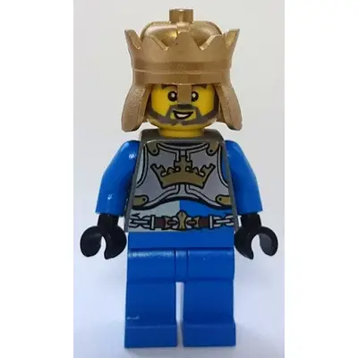 Castle - King's Knight Breastplate with Crown and Chain Belt, Crown