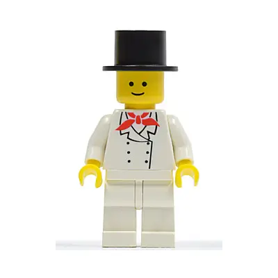  Chef - White Legs, Standard Grin, Black Top Hat