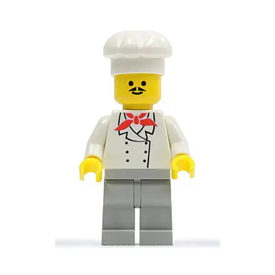 Chef - Light Gray Legs, Moustache
