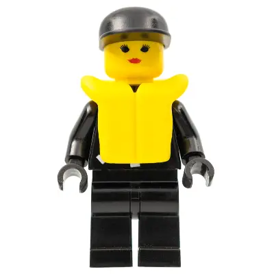  Police - Zipper with Sheriff Star, Black Cap, Life Jacket