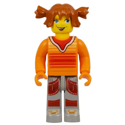  Tina, Orange Torso, Light Gray Legs (4143766)