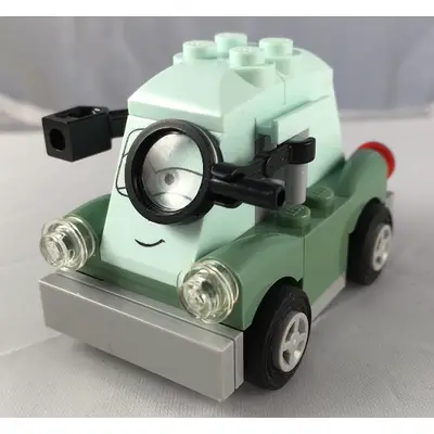  Professor Zundapp - Happy, Dark Bluish Gray Plate 2 x 6