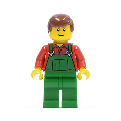  Overalls Farmer Green, Reddish Brown Male Hair, Reddish Brown Eyebrows