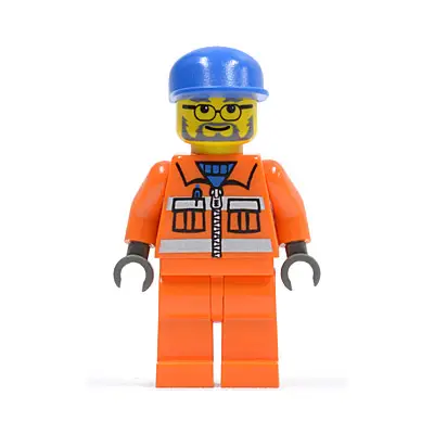  Sanitary Engineer 3 - Orange Legs, Glasses and Beard