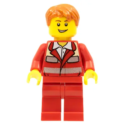  Paramedic - Red Uniform, Male, Tousled Hair