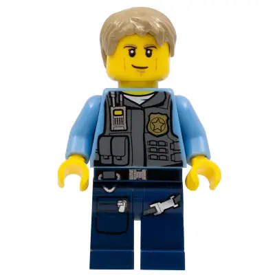  Police - LEGO City Undercover Chase McCain, Dark Blue Legs