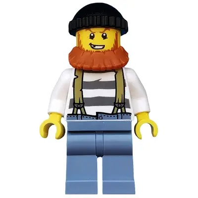  Swamp Police - Crook Male with Black Knit Cap and Dark Orange Beard