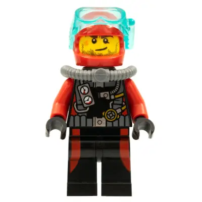  Scuba Diver, Male without Flippers