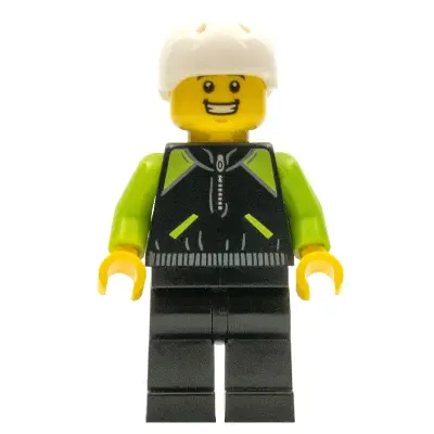  Cyclist - Lime and Black Jacket