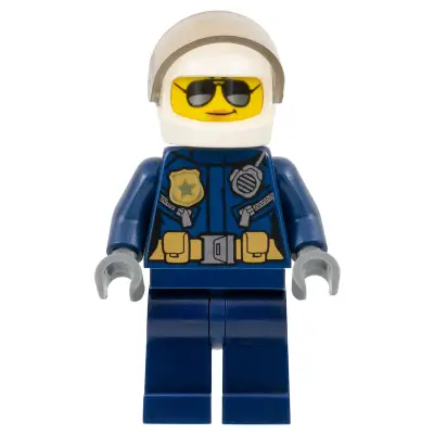  Police - City Helicopter Pilot Female, Silver Sunglasses