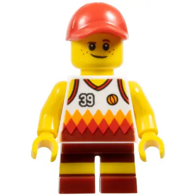  Beachgoer - Boy, Red Cap and Basketball Jersey